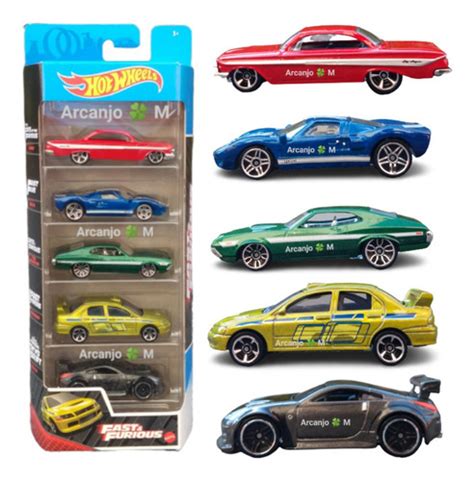 Hot Wheels Conjunto Carrinhos Velozes E Furiosos Pack Novo Frete Gr Tis