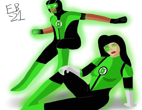 Green Lanterns Simon Baz And Jessica Cruz [fan Art] R Dccomics