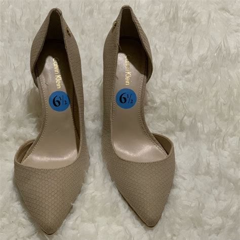 Calvin Klein Shoes Calvin Klein Nude Color High Heel Pumps Size Only Wore Once Poshmark