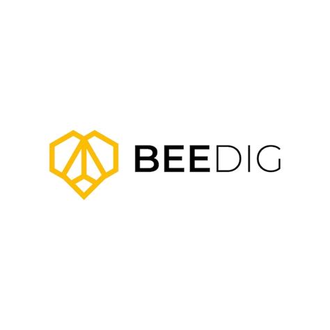 Dise O De Logotipo De Icono De Abeja Simple Vector Premium