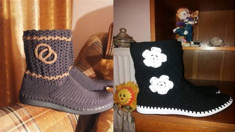 Zapatos De Crochet Paso A Paso Como Tejer Botas Y Zapatos Para Damas