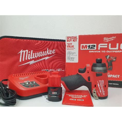 MILWAUKEE M12 Impact Driver Gen 2 Kit 2.0ah | Shopee Malaysia