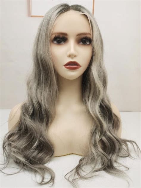 Get The Perfect Look With Our Ash Dirty Blonde Lace Front Wig Made From Premium Virgin