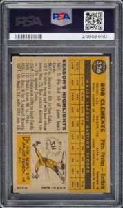 The Best Roberto Clemente Baseball Cards Recent Selling Prices