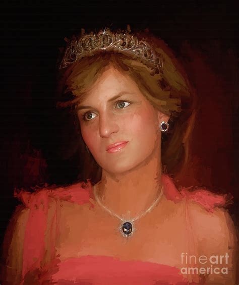 Lady Diana Art Painting By Gull G Fine Art America