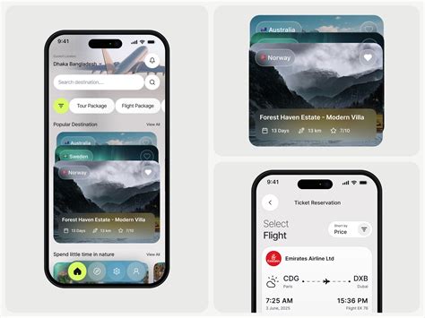 Travel App Design by Sujon Hossain for Oripio on Dribbble