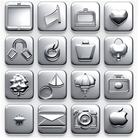 gray icons pictures