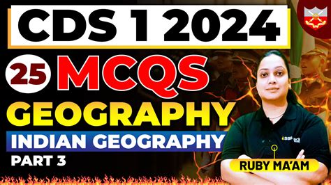 Cds Top Mcqs Indian Geography Part Lecture