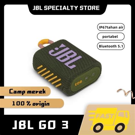 Jbl Go Speaker Bluetooth Portabel Tahan Air Dan Tahan Debu Olahraga