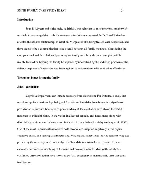 SOLUTION: Smith Family Case Study Essay - Studypool