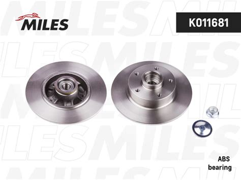 Диск тормозной задний c подш. RENAULT MEGANE III/FLUENCE / Miles ...