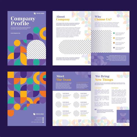 Creative Company Profile Template 22664877 Vector Art At Vecteezy