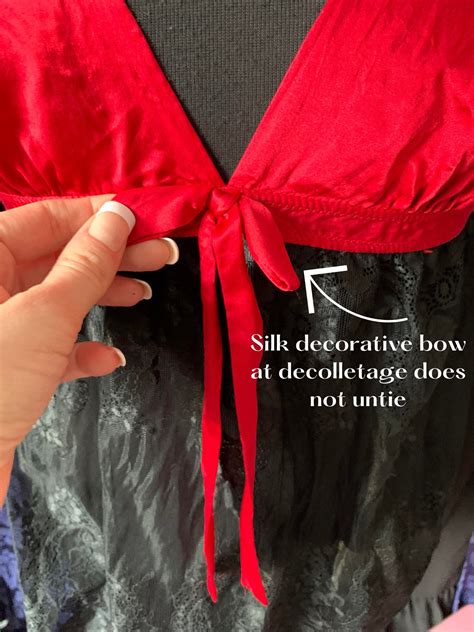 Vintage Y2K Silk And Black Lace Babydoll Lingerie Top Seductive Golden Age Romantic Galentine