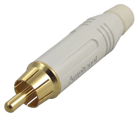 Acpr Wht Amphenol Audio Connecteur Rca Phono Audio Vid O