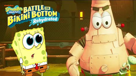 HOW TO DEFEAT ROBO PATRICK Spongebob Battle For Bikini Bottom Rehydrated Boss Fight Gameplay