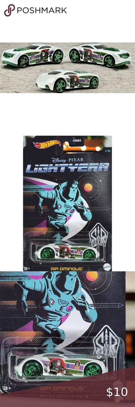 Mattel Collectable Hot Wheels Disney Pixar Buzz Lightyear Sir Ominous 1 5 Disney Pixar Mattel