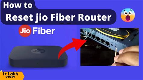 How To Reset The Jio Fiber Router Reset Jio Fiber Device Reset ONT