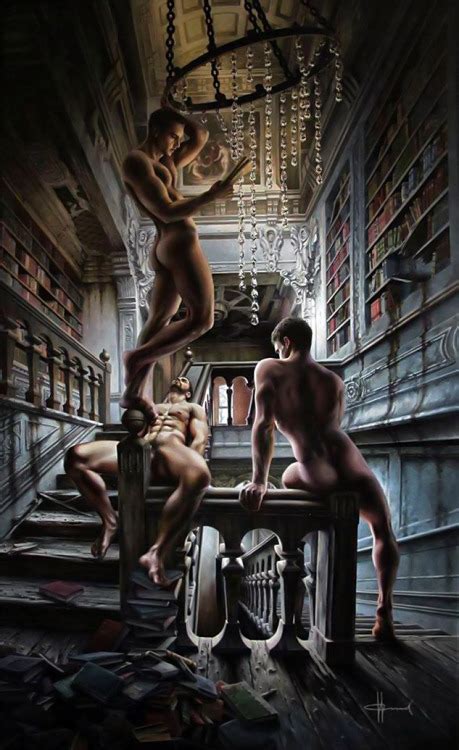 Naked Men Reading