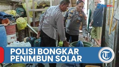 Polsek Samboja Bongkar Penimbunan Solar Subsidi Di Kutai Kartanegara