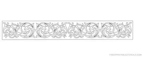 Printable Stencil Design Pattern Borders