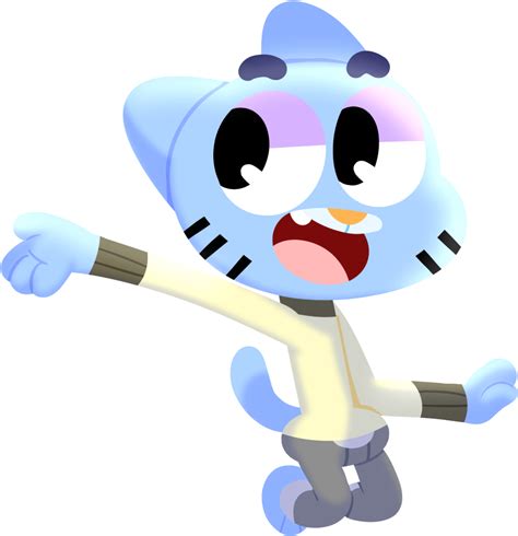 Download Gumball Watterson Cheerful Posepng