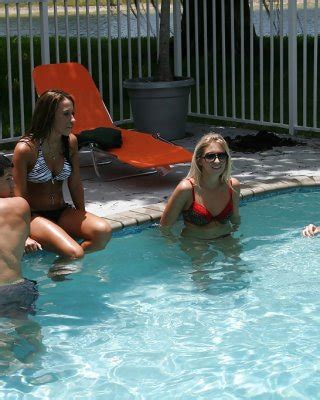 Frolic Girls In Bikini Flashing Their Tits At The Pool Party Porn Pictures Xxx Photos Sex