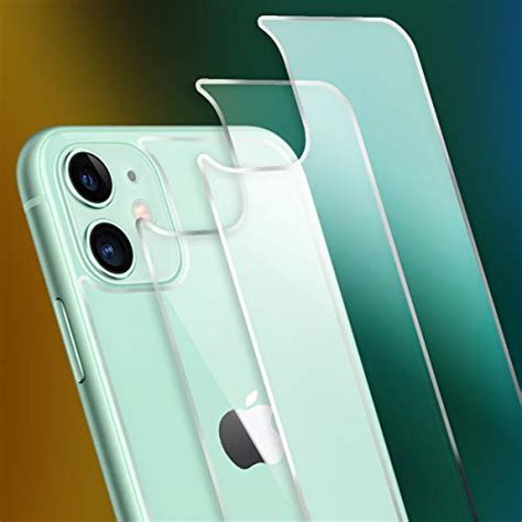 Shacoryze Back Screen Protector For IPhone 11 3 Pack Rear Tempered