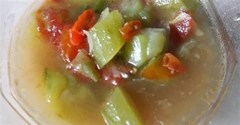 resep sayur gambas oyong enak  sederhana cookpad