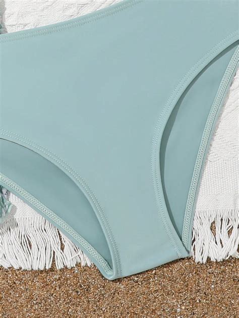 Tween Girl Patchwork Floral Print Bikini Set With Separated Top And Bottom Shein Uk