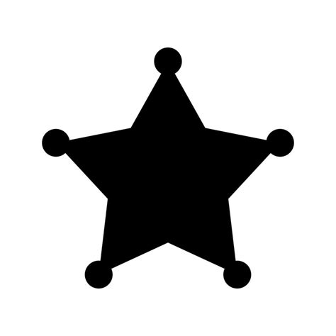 Sheriff Star Vector Art Icons And Graphics For Free Download