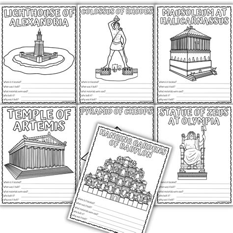 Wonders Of The World Worksheets