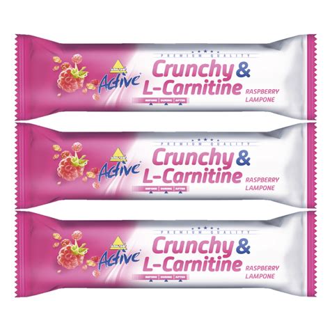 INKO Active Crunchy + L-Carnitine Bar 3 x 35g Riegel – JustFit