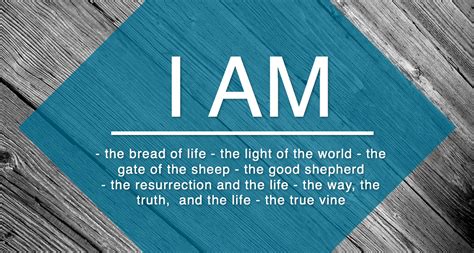 7 I Am Sayings Of Jesus In The Book Of John