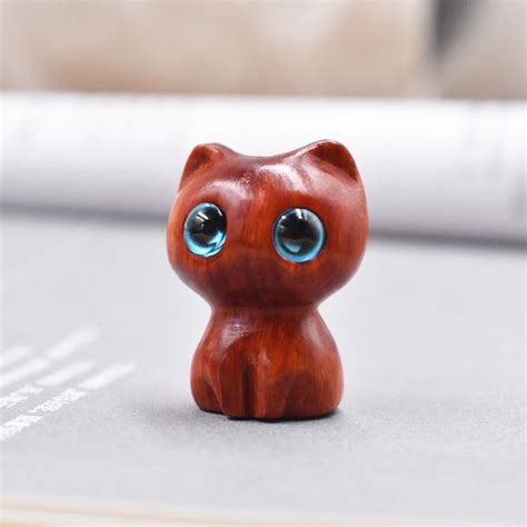 Фигурка кота из сандалового дерева купить на OZON по низкой цене ...
