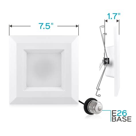 10 Square Led Recessed Lighting Led Recessed Lighting Trim Celeste