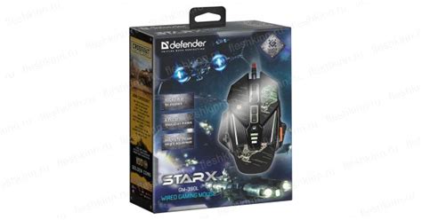 Мышь проводная Defender sTarx GM-390L игровая с подветкой (USB) купить ...