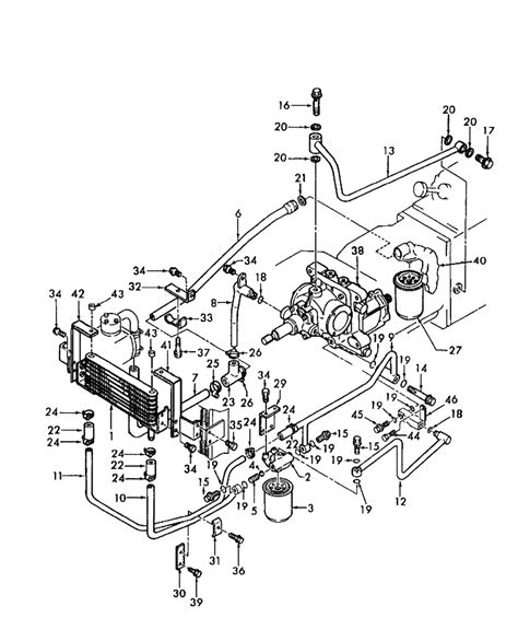 Tc Cyl Compact Tractor F Hydraulic Piping