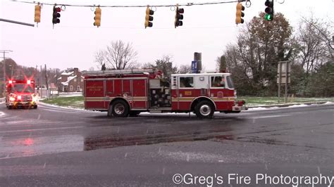 Mcfrs Reserve Engine 714 And Medic 714 Responding Youtube
