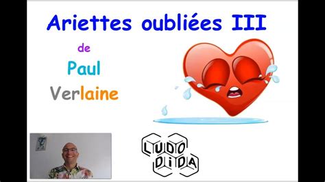 Etudions Ta Poesie Ariettes Oubli Es Paul Verlaine Youtube