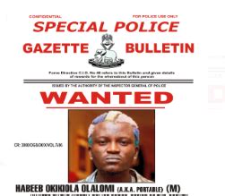 Police Declares Singer Portable Wanted For Allegedly Ass Ulting Ogun Govt Officials