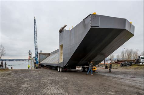 Launching Of The Robert L JT Marine Inc Marine Services Shipyard