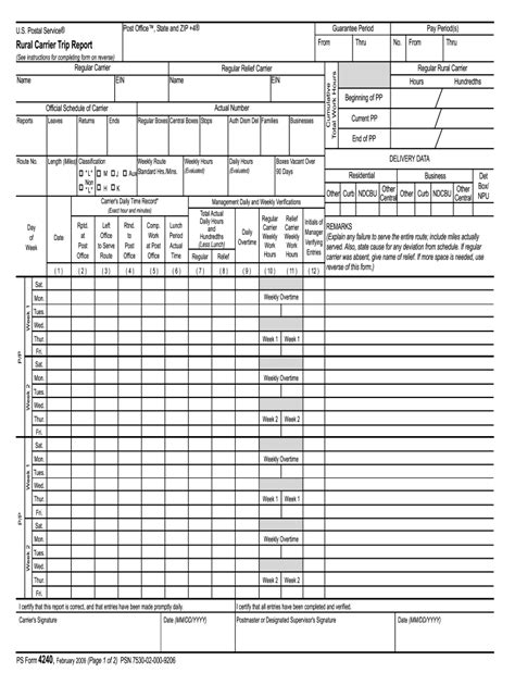 Usps Form Fillable Printable Forms Free Online