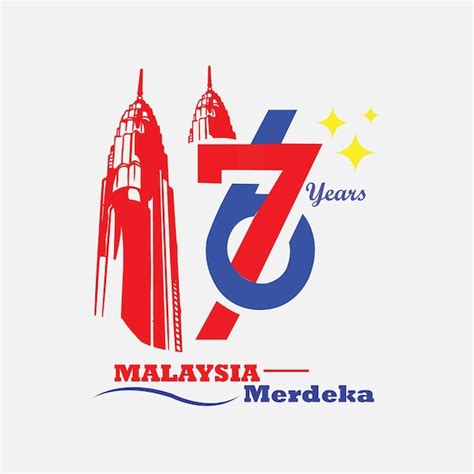 kemerdekaan logo  thousand hari merdeka royalty  images stock