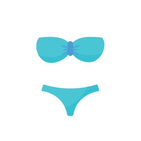 Playa Bikini Para Mujer Verano Playa Ocio Turismo Vector En Vecteezy