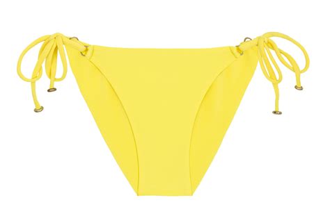Scrunch Bikinihose Zitronengelb Bottom Strega Bra Comfort Bikini Brasil Shop