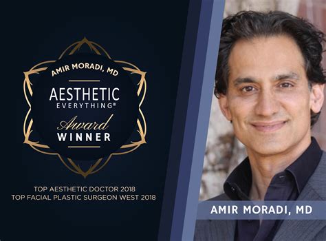 PRESS RELEASE: Dr. Amir Moradi Receives Double Wins in Aesthetic