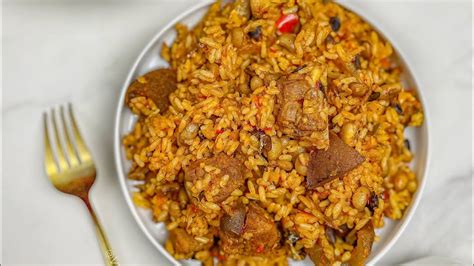 Palm Oil Rice And Beans Recipe For Special Nigerian Cuisine