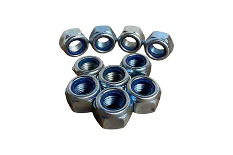 Гайка со стопорным кольцом 23 Болта М20, оцинкованная, DIN 985, 20 шт ...