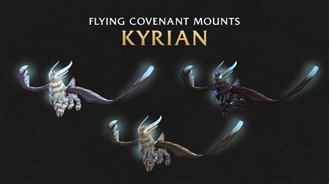 New Covenant Themed Flying Mounts In Patch 91 Unlocked With Flying