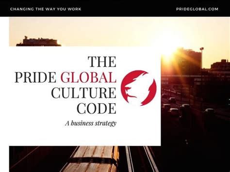 Pride Global Culture Code Ppt